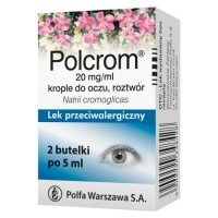 Polcrom 2% krople do oczu 10 ml (2 x 5ml)
