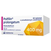 Polfilin prolongatum 400 mg 60 tabletek powlekanych o przedłużonym uwalnianiu