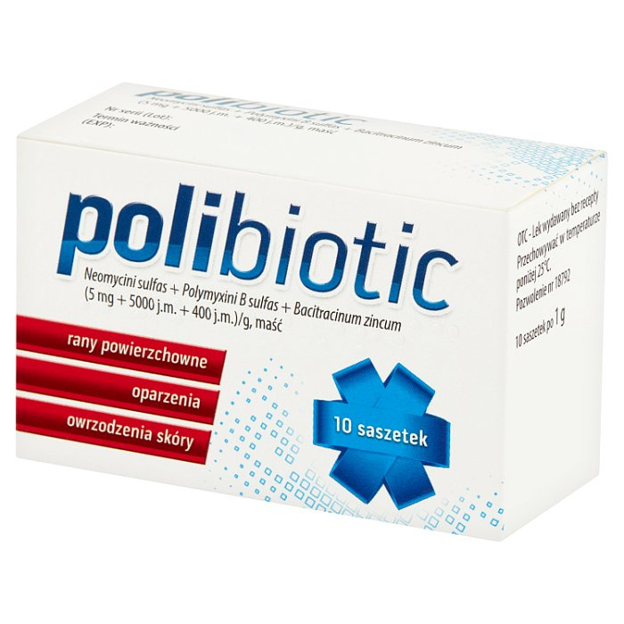 Polibiotic maść 10 sasz. po 1 g