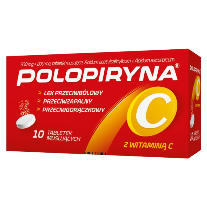 Polopiryna C 10 tabletek musujących