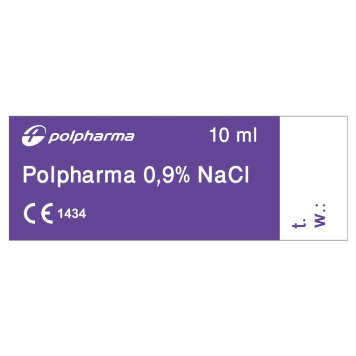 Polpharma 0,9% NaCl 10 ml 100 ampułek / Sól fizjologiczna