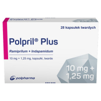 Polpril Plus 10 mg + 1,25 mg kapsułki twarde, 28 szt.
