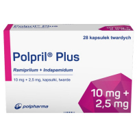 Polpril Plus 10 mg + 2,5 mg kapsułki twarde, 28 szt.