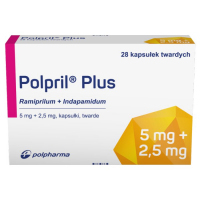 Polpril Plus 5 mg + 2,5 mg kapsułki twarde, 28 szt.