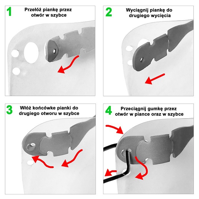 Półprzyłbica dla dzieci 1 szt.