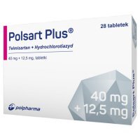 Polsart Plus 40 mg+12,5 mg 28 tabletek