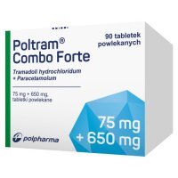 Poltram Combo Forte 75 mg + 650 mg, 90 tabletek powlekanych