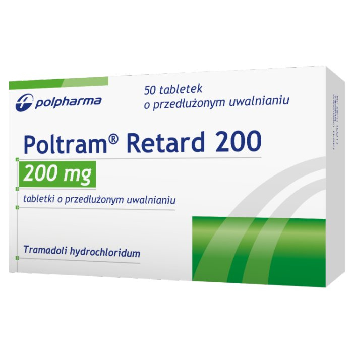 Poltram retard 200 mg 50 tabletek o przedłużonym uwalnianiu