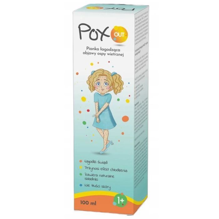 PoxOUT pianka łagodząca objawy ospy 100 ml