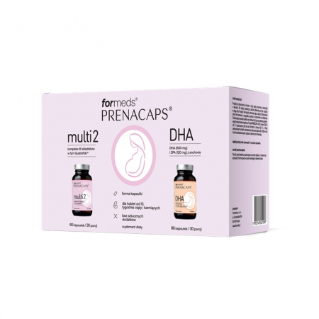 PRENACAPS Multi 2+DHA 60+60 kapsułek