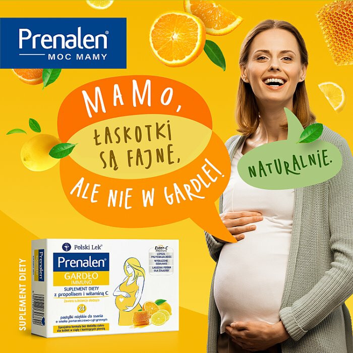 Prenalen Gardło Immuno 24 pastylki do ssania