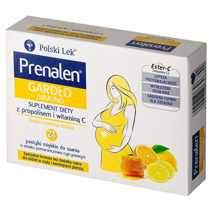 Prenalen Gardło Immuno 24 pastylki do ssania