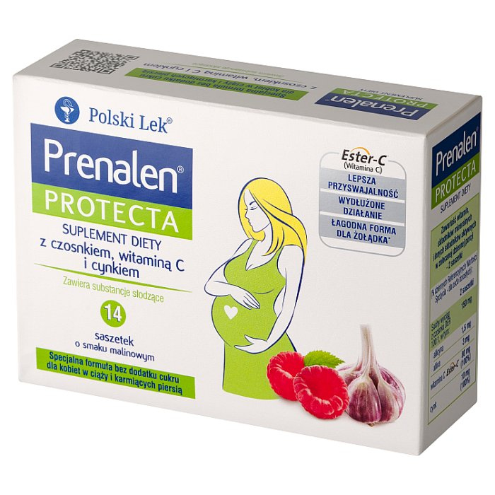 Prenalen proszek do rozpuszczania (smak malinowy) 14 saszetek