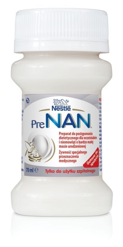 PreNAN Mleko wcześniaków i niemowląt o niskiej masie urodzeniowej 70 ml