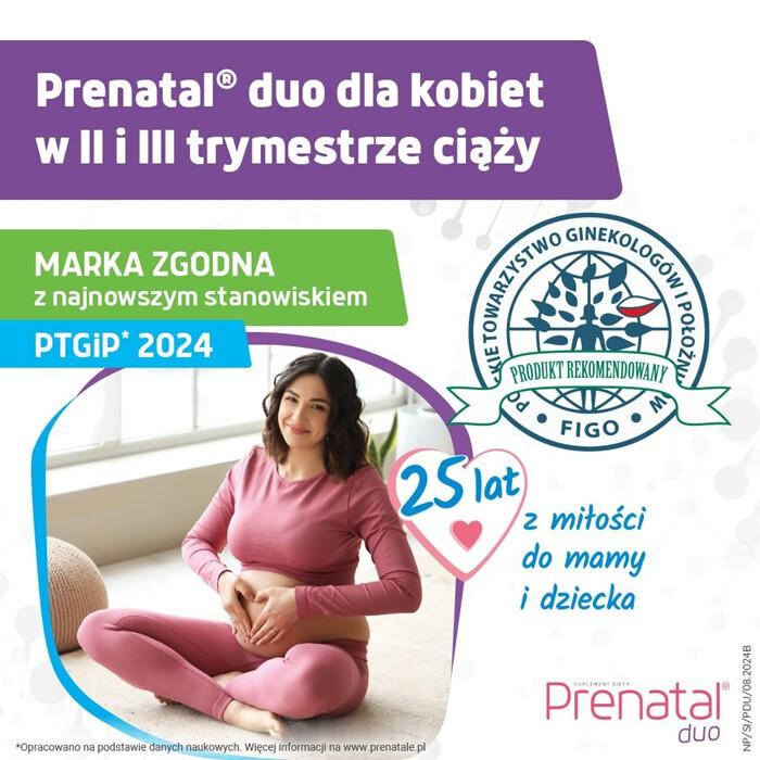 Prenatal Duo kapsułki z DHA dla kobiet w ciąży, 60 + 30 szt.