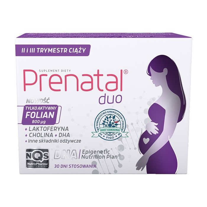 Prenatal Duo kapsułki z DHA dla kobiet w ciąży, 60 + 30 szt.