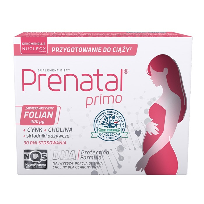 Prenatal Primo witaminy i minerały dla kobiet planujących ciążę, 30 szt.
