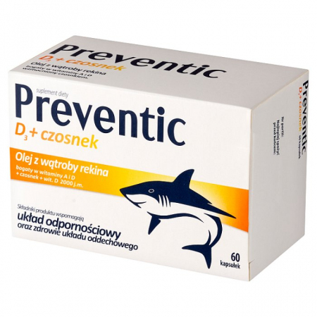 Preventic D3 550 mg 60 kapsułek