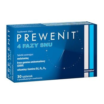 Prewenit 4 Fazy Snu 30 tabletek o przedłużonym działaniu