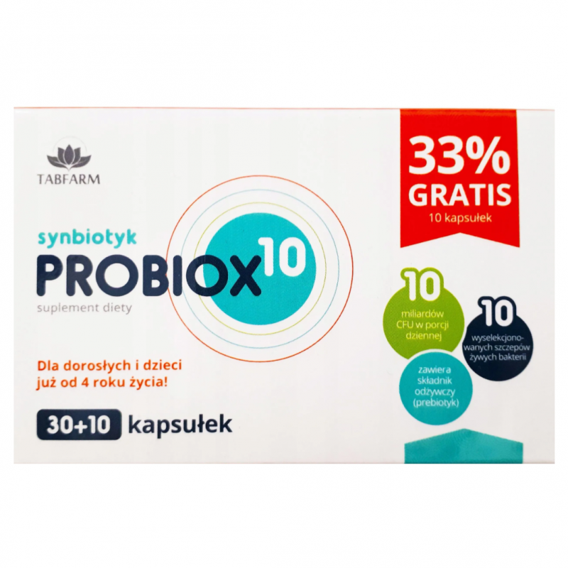 Probiox 10 kapsułki, 40 szt.