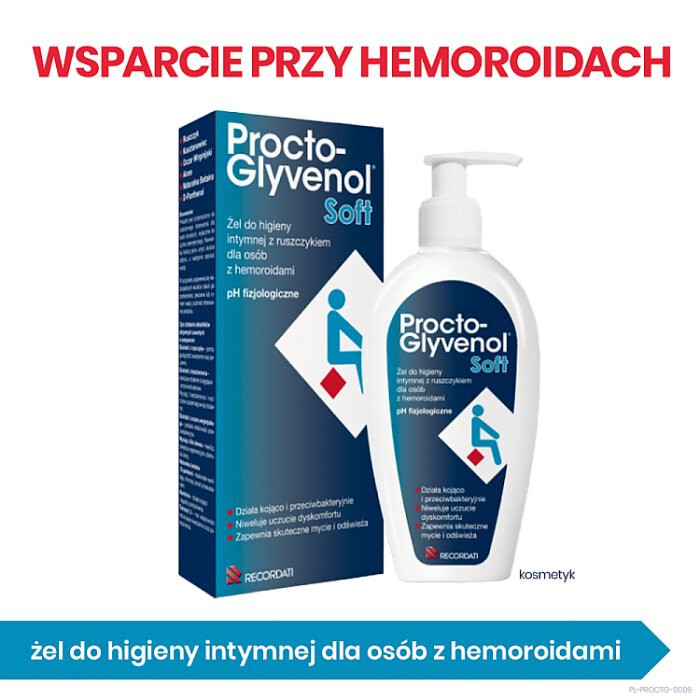 Procto-Glyvenol Soft żel do higieny intymnej, 180 ml