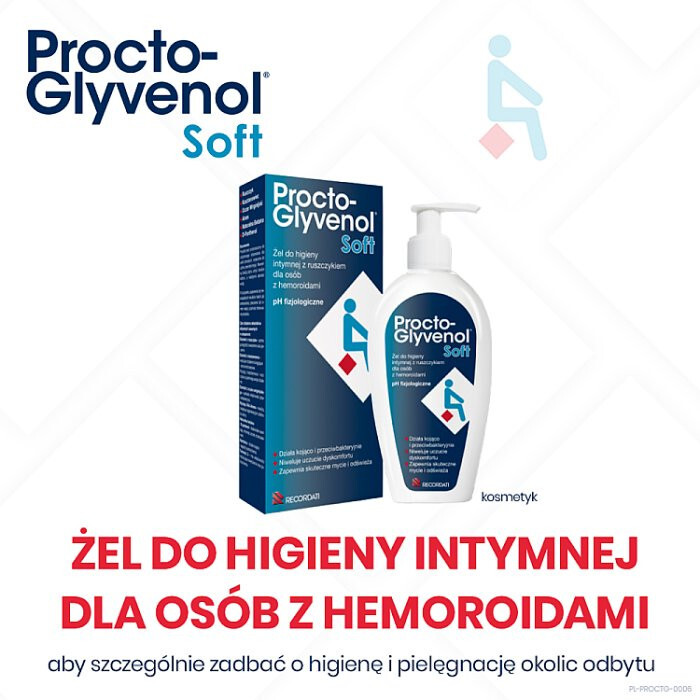 Procto-Glyvenol Soft żel do higieny intymnej, 180 ml