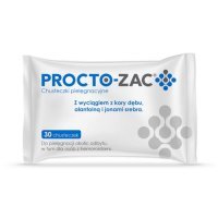 Procto-Zac chusteczki nawilżane pielęgnacyjne na hemoroidy, 30 szt.