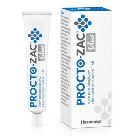 Procto-Zac Silver krem proktologiczny z kompleksem srebra TIAB, 25 ml