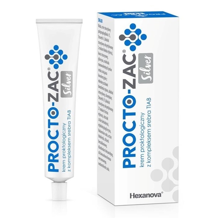 Procto-Zac Silver krem proktologiczny z kompleksem srebra TIAB, 25 ml