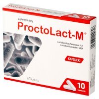 ProctoLact M probiotyk proktologiczny w kapsułkach, 10 szt.