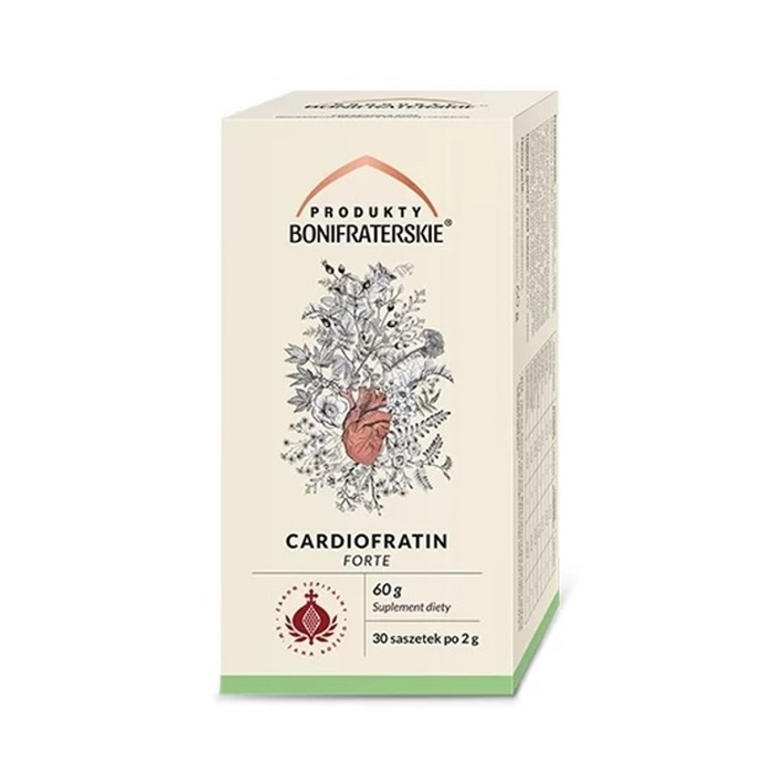 Produkty Bonifraterskie Cardiofratin Forte zioła na krążenie, 60 g