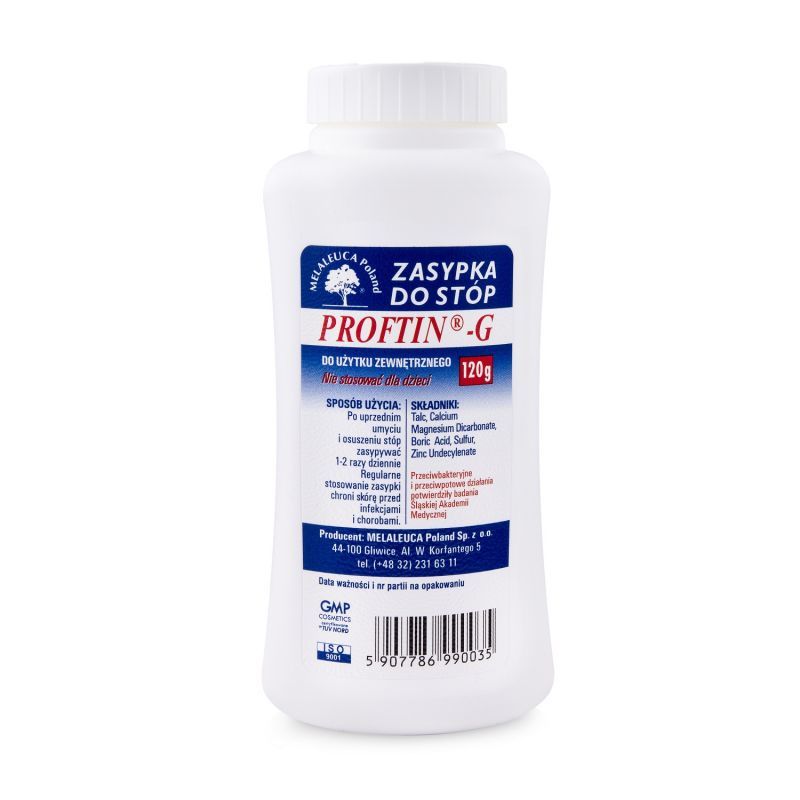 Proftin G zasypka do stóp, 120 g
