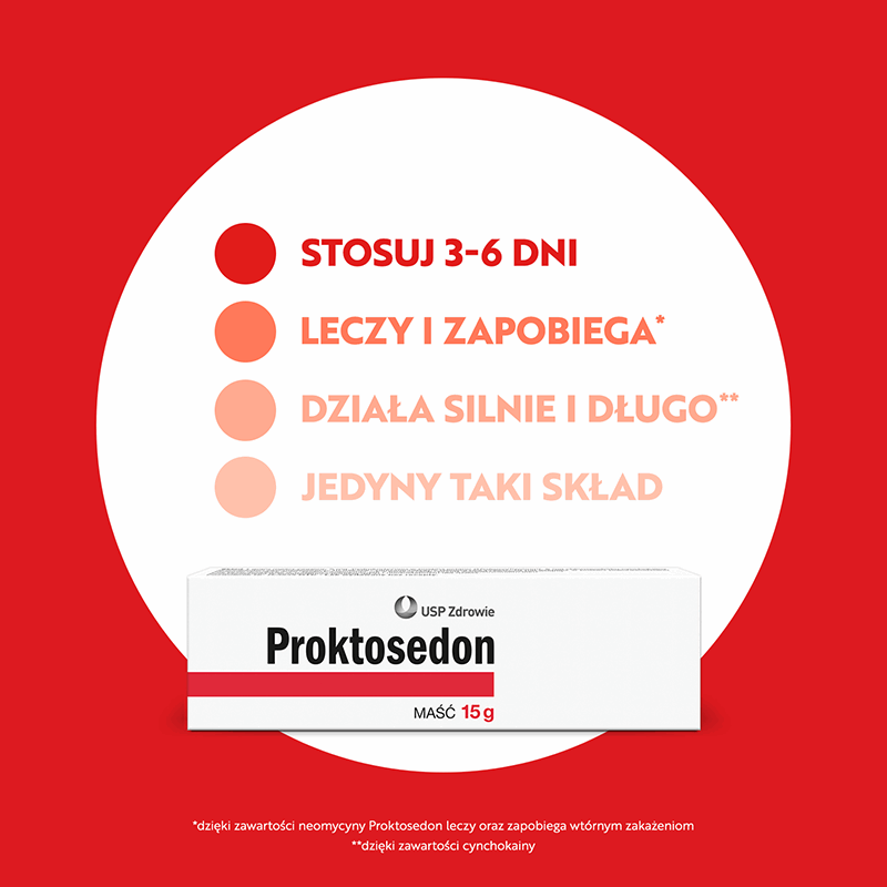 Proktosedon doodbytnicza maść 15 g / Hemoroidy
