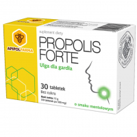Propolis Forte tabletki do ssania o smaku mentolowym, 30 szt.