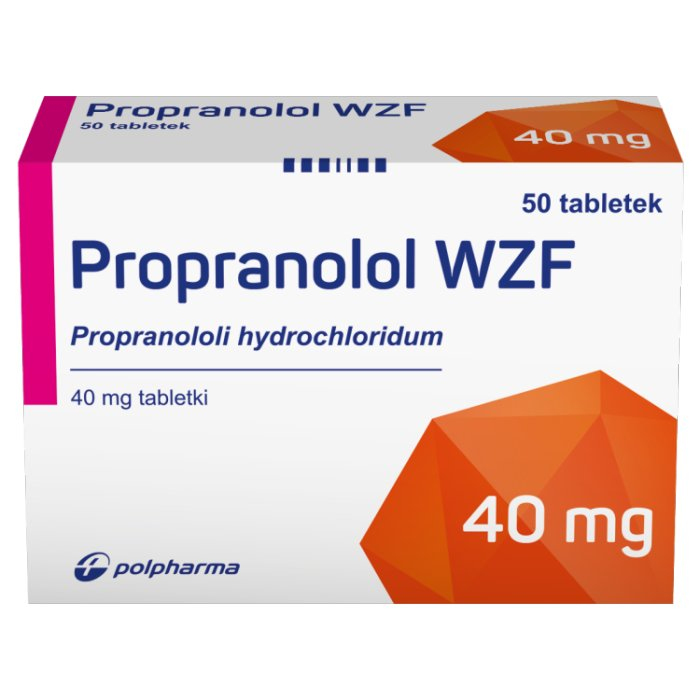 Propranolol 40mg, 50 tabletek