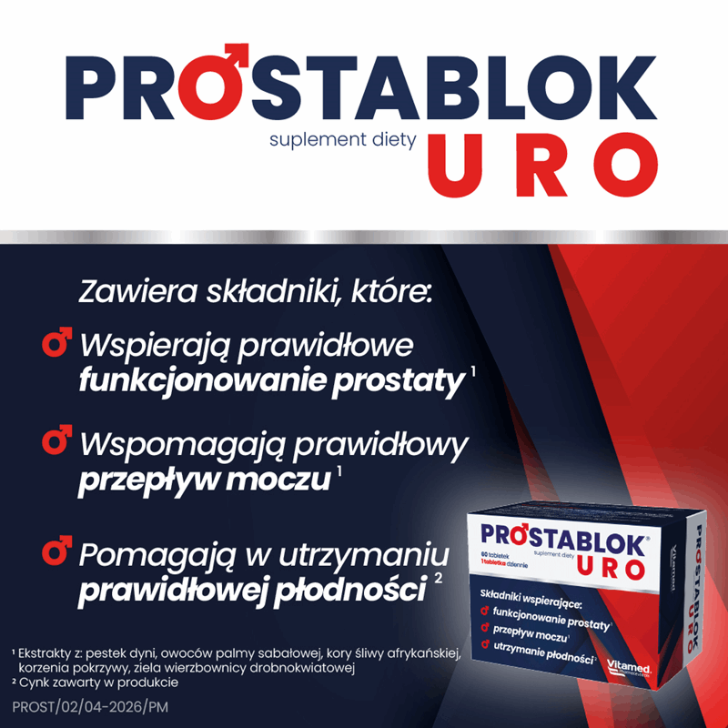 Prostablok Uro tabletki, 60 szt.