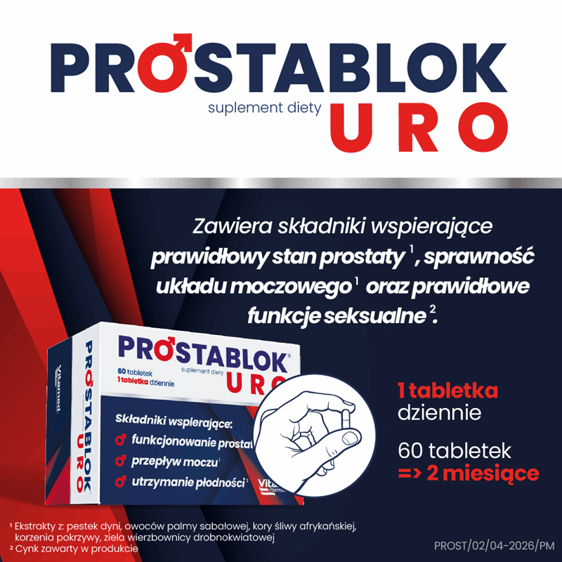 Prostablok Uro tabletki, 60 szt.