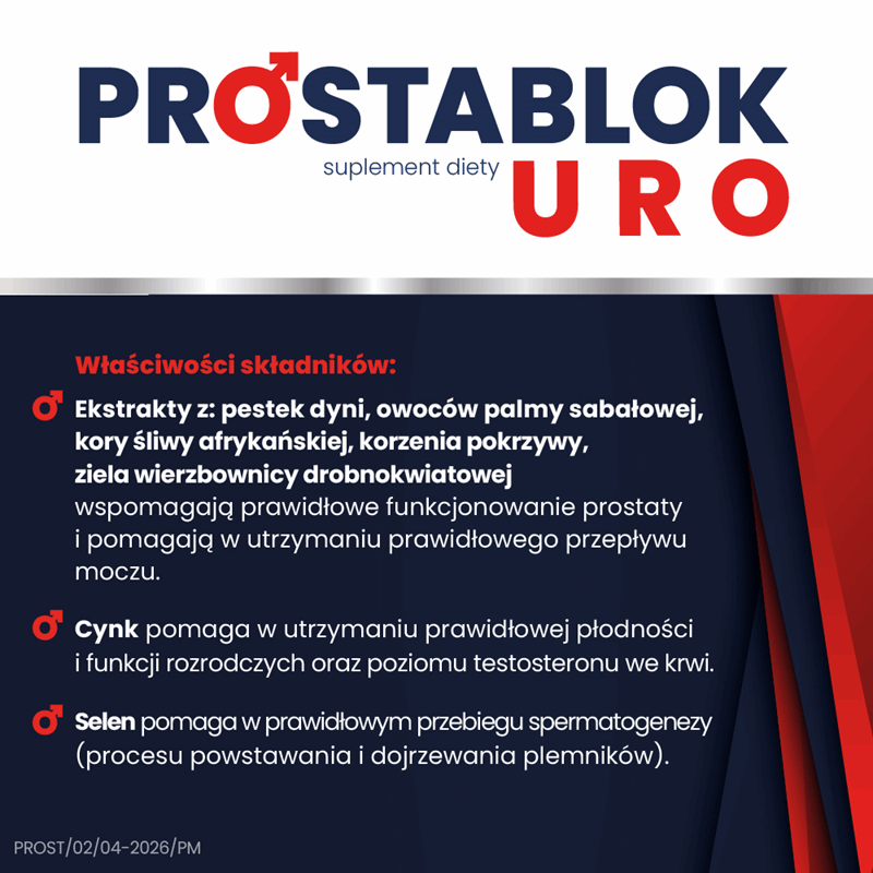 Prostablok Uro tabletki, 60 szt.