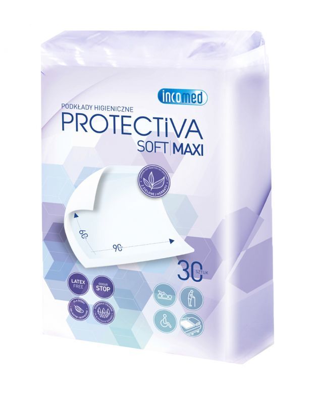 PROTECTIVA SOFT MAXI Podkłady higieniczne 60cm x 90cm 30 szt.