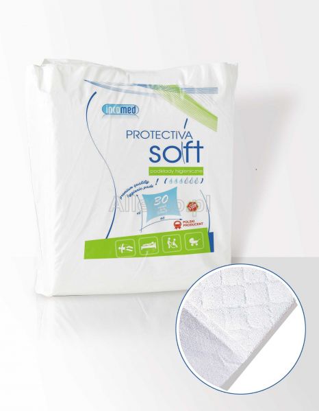 PROTECTIVA SOFT Podkłady higieniczne 60cm x 60cm 30 szt.