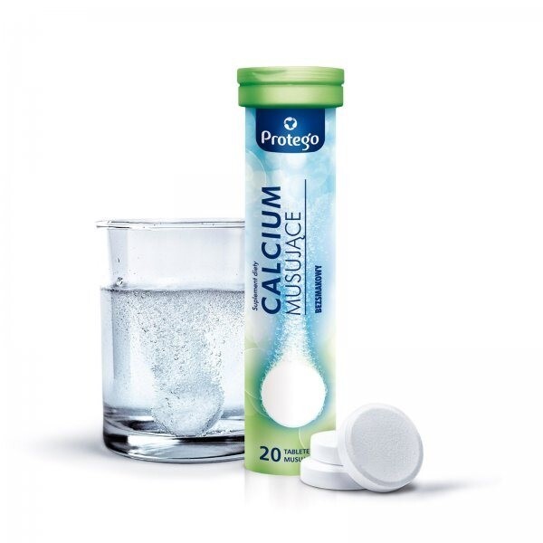 Protego Calcium 20 tabletek musujących