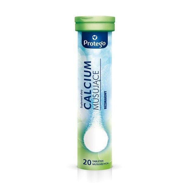 Protego Calcium 20 tabletek musujących