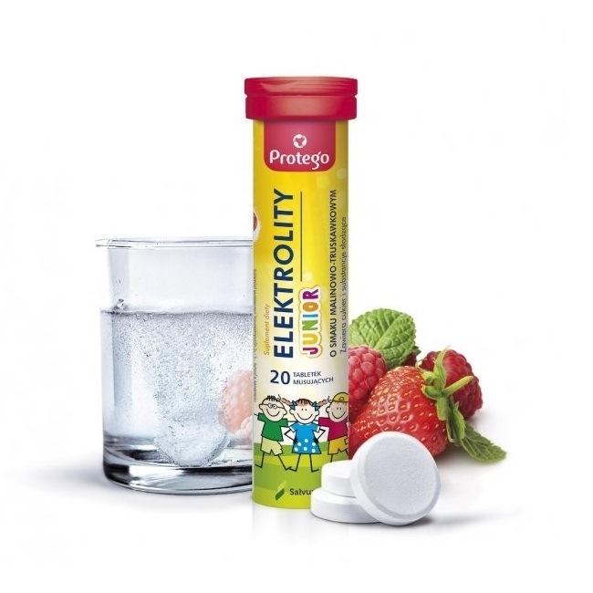 Protego Elektrolity Junior 20 tabletek musujących