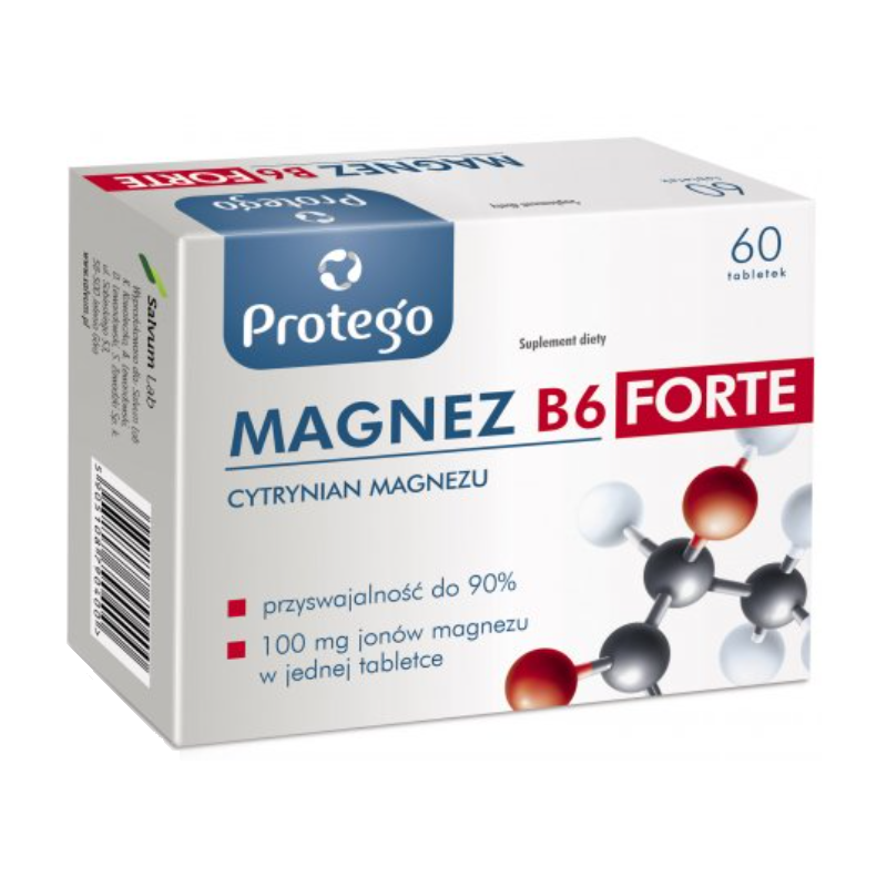 Protego Magnez B6 Forte tabletki, 60 szt.