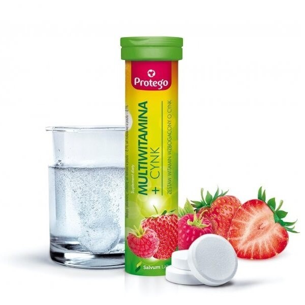 Protego Multiwitamina + cynk 20 tabletek musujących