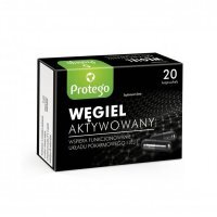 Protego Węgiel aktywowany kapsułki twarde, 20 szt.