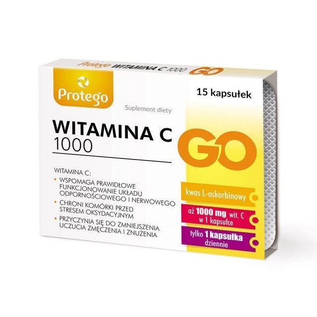 Protego Witamina C 1000 GO 15 kapsułek