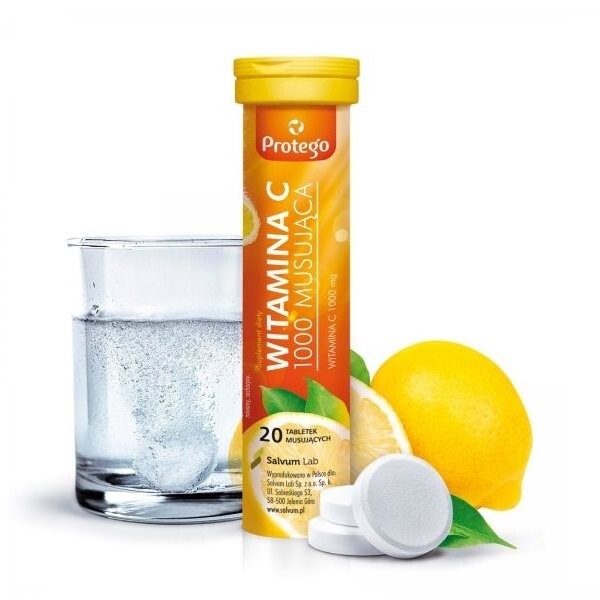 Protego Witamina C 1000 mg 20 tabletek musujących
