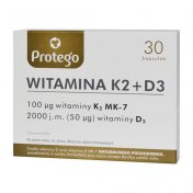 Protego Witamina K2+D3 kapsułki, 30 szt.