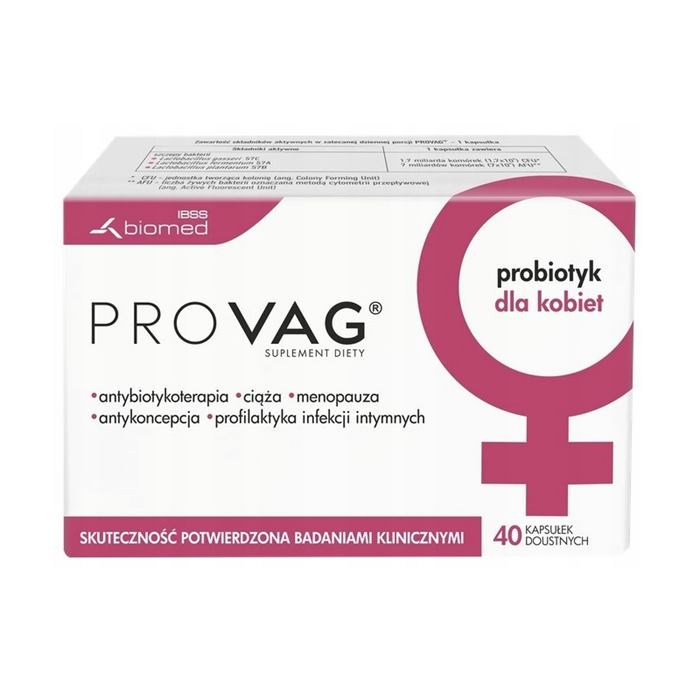 Provag 40 kapsułek doustnych
